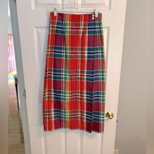Vintage Talbots Multi Button Wrap Skirt